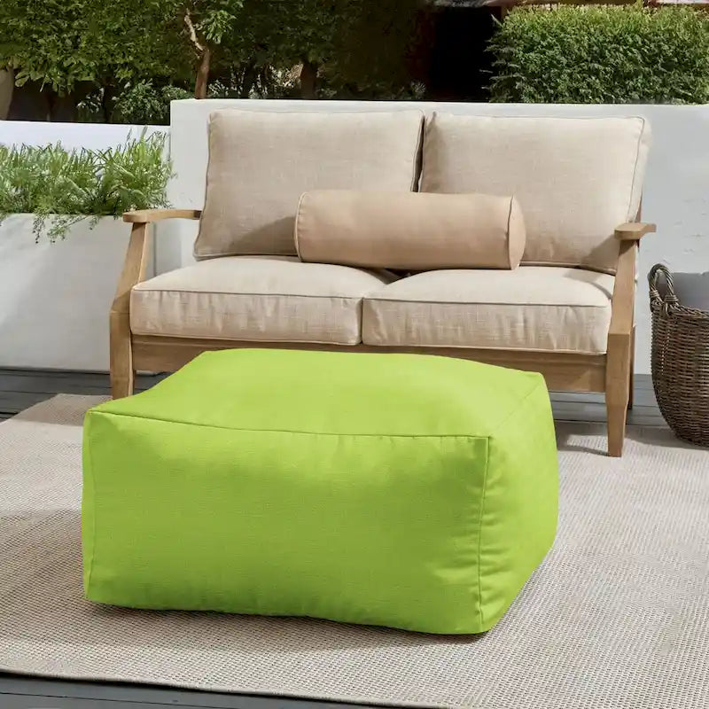 Pouf de jardin en billes