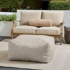 Pouf de jardin en billes