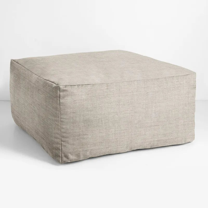 Pouf de jardin en billes