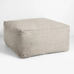 Pouf de jardin en billes