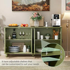 Buffet de cuisine, meuble d'appoint avec bar à café, table de service