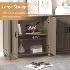 Buffet de cuisine, meuble d'appoint avec bar à café, table de service