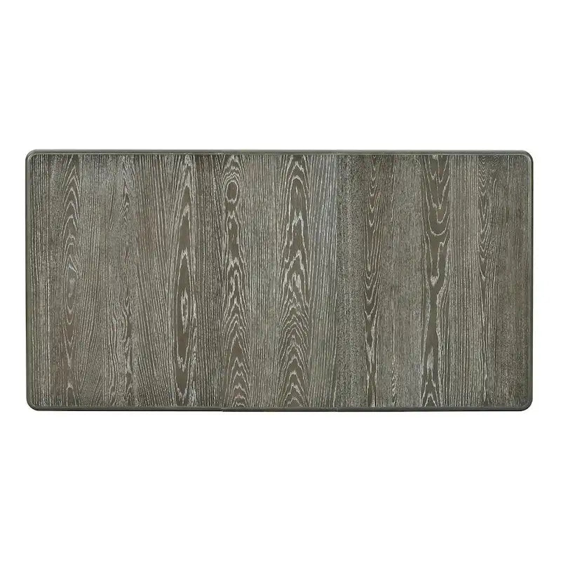 Ensemble de salle à manger extensible 7 pièces de style rétro avec table et chaises rembourrées
