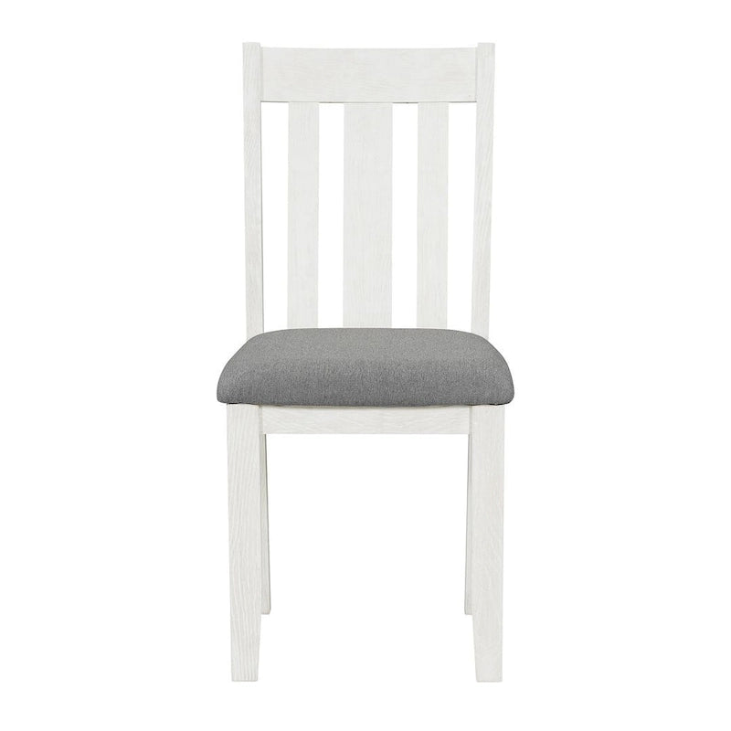 Ensemble de salle à manger extensible 7 pièces de style rétro avec table et chaises rembourrées