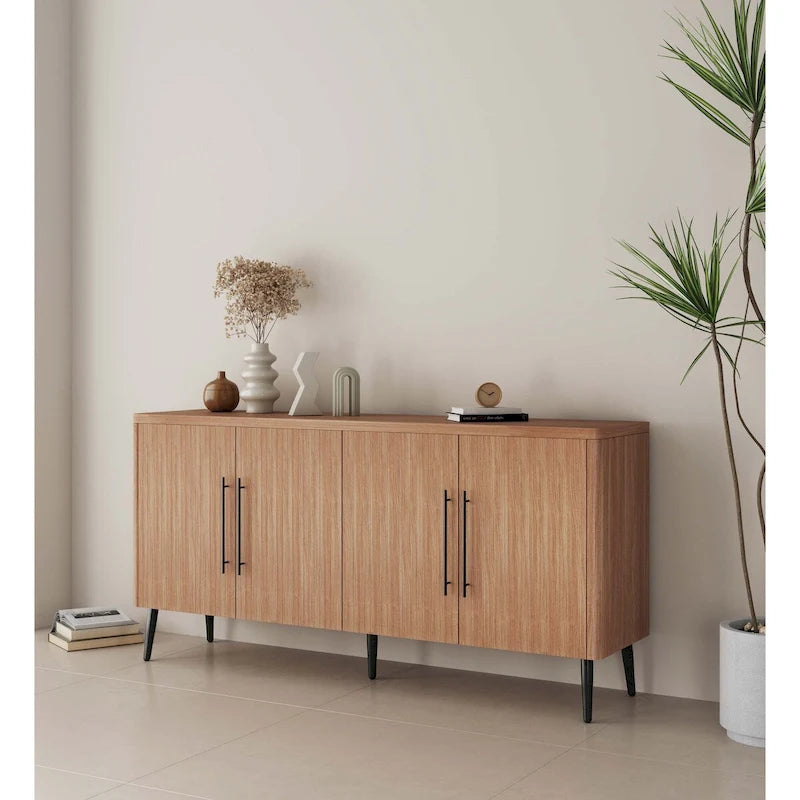 Buffet moderne du milieu du siècle de 164 cm