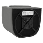 Fauteuil pivotant décoratif rembourré avec clous de tapissier